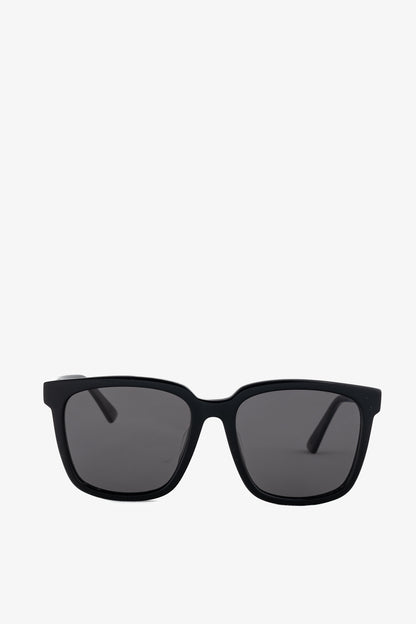 Bottega Veneta BV1021SK Black Square Acetate Sunglasses