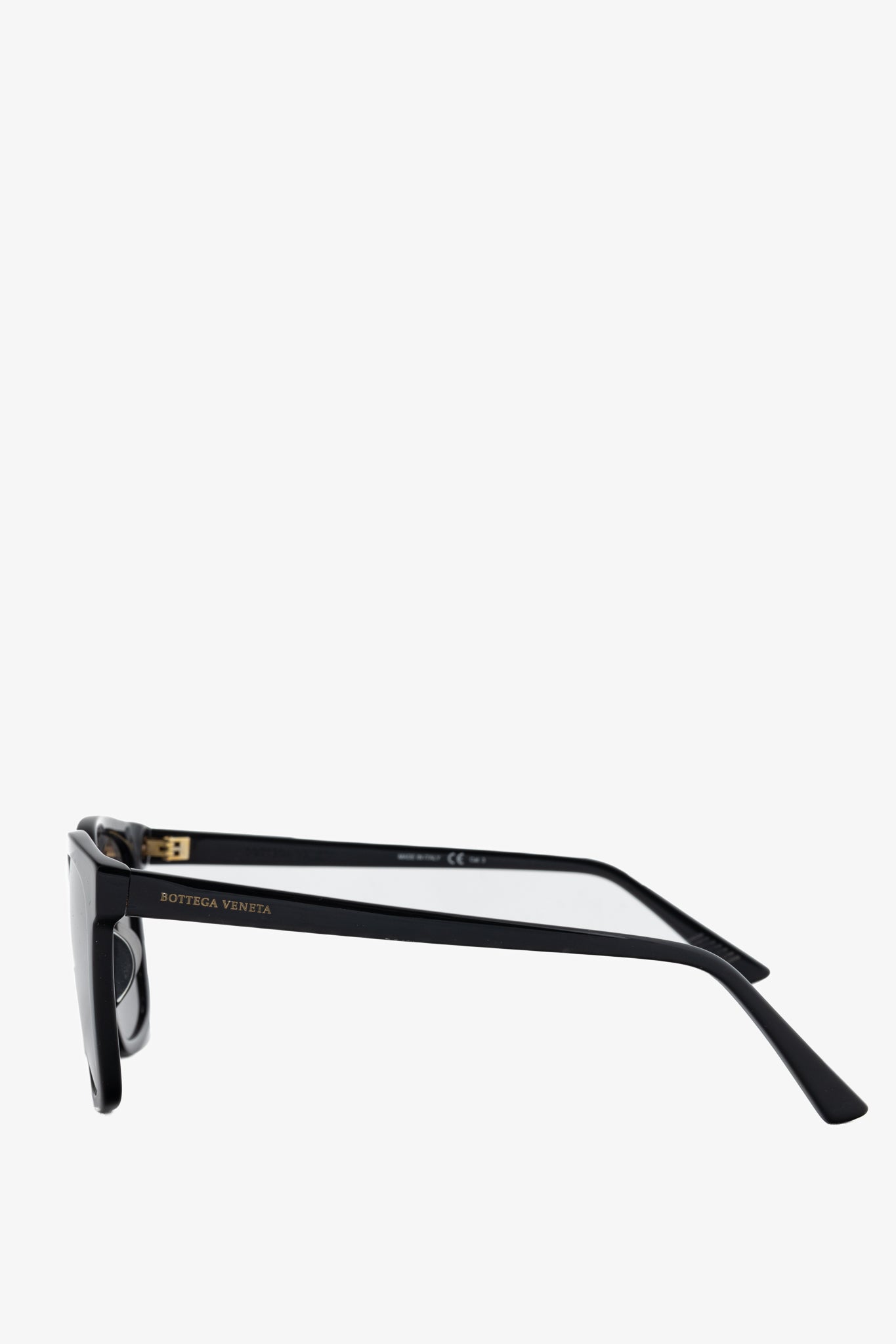 Bottega Veneta BV1021SK Black Square Acetate Sunglasses