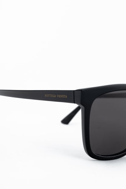 Bottega Veneta BV1021SK Black Square Acetate Sunglasses