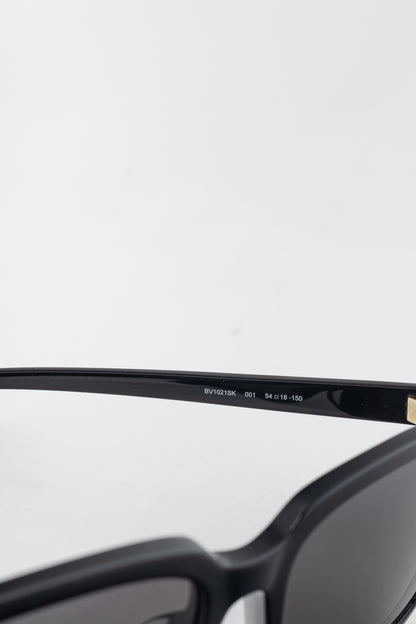 Bottega Veneta BV1021SK Black Square Acetate Sunglasses