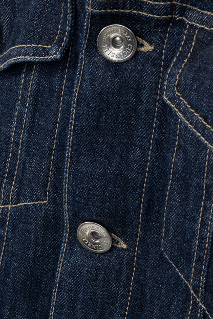 Brunello Cucinelli SS/22 Blue Cotton-Denim Jean Jacket