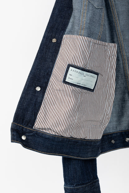 Brunello Cucinelli SS/22 Blue Cotton-Denim Jean Jacket