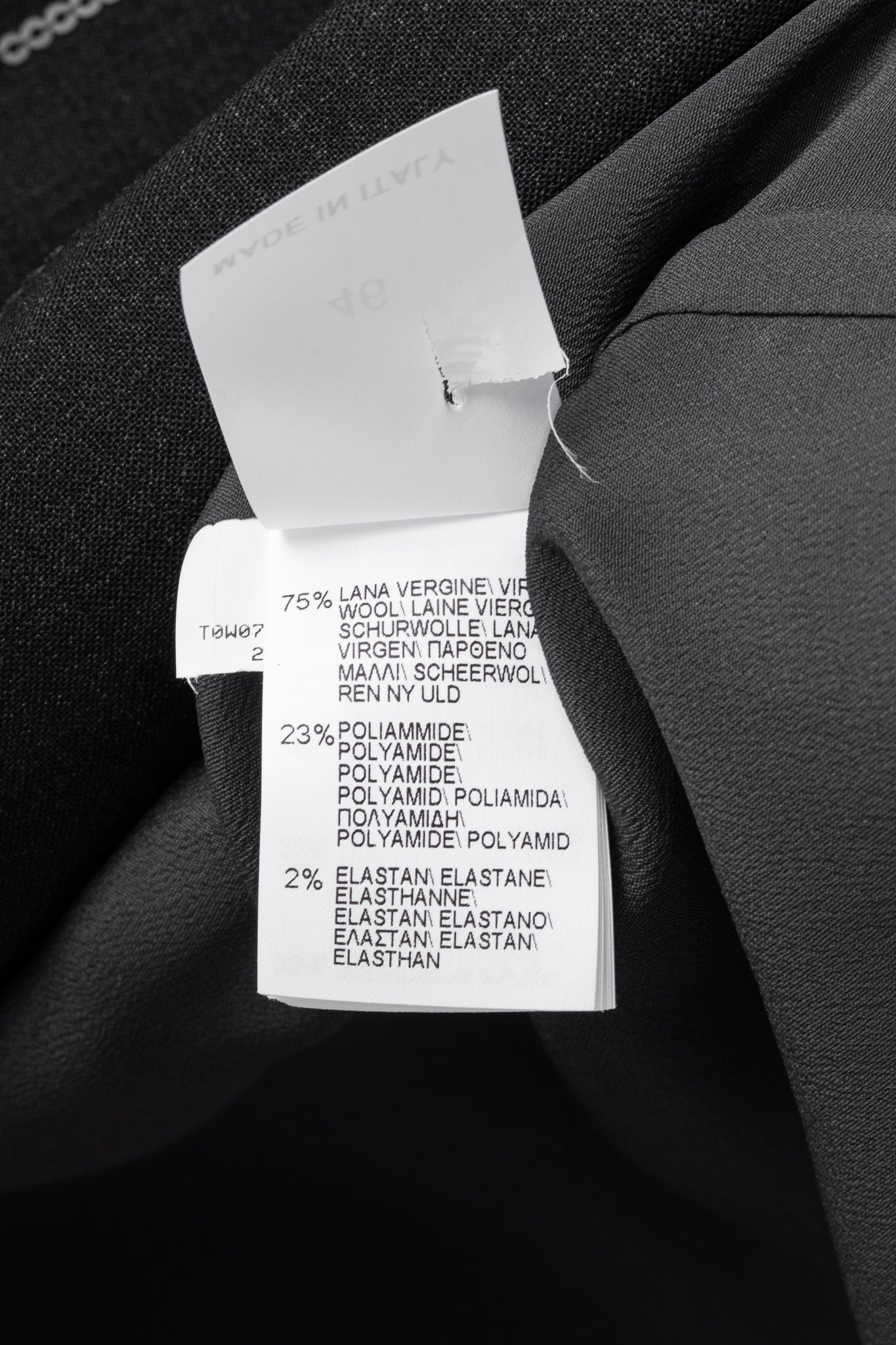 Brunello Cucinelli AW23 Anthracite Wool-Blend Sequin-Stripe Blazer