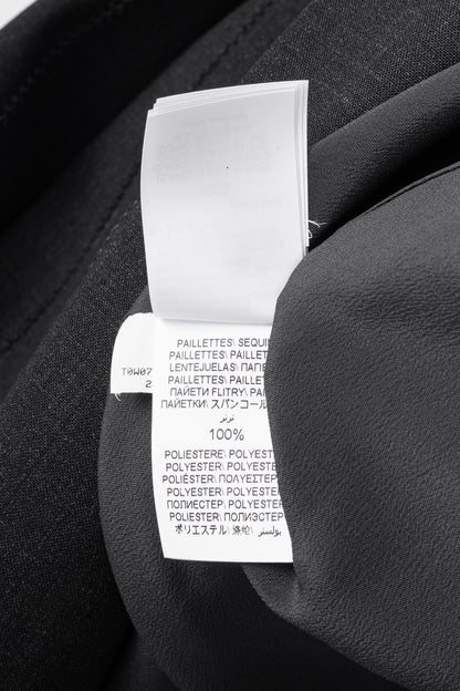 Brunello Cucinelli AW23 Anthracite Wool-Blend Sequin-Stripe Blazer
