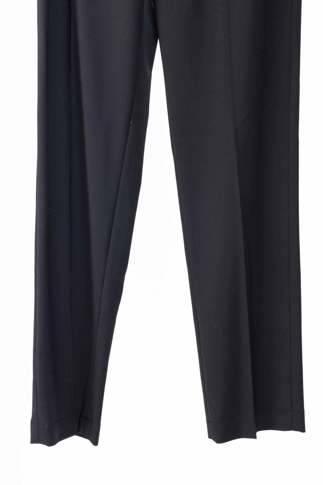 Brunello Cucinelli SS/15 Black Stretch-Wool Pull-On Trousers