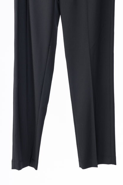 Brunello Cucinelli SS/15 Black Stretch-Wool Pull-On Trousers