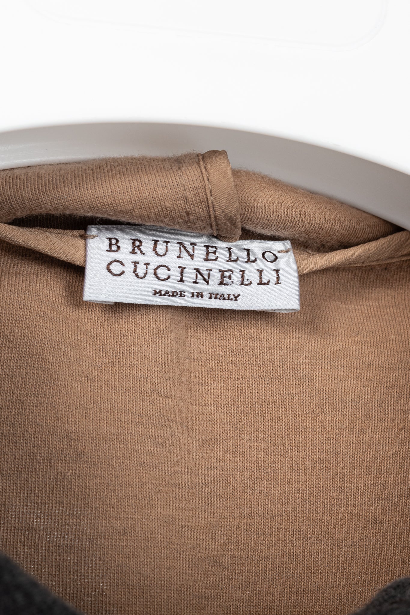 Brunello Cucinelli Grey Cotton-Jersey Monili Peplum Hoodie