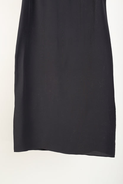 Brunello Cucinelli Dark Grey Silk-Blend Slip Dress