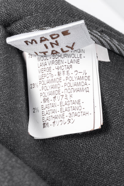 Brunello Cucinelli Anthracite Stretch-Wool Quilted Zip-Hem Trousers