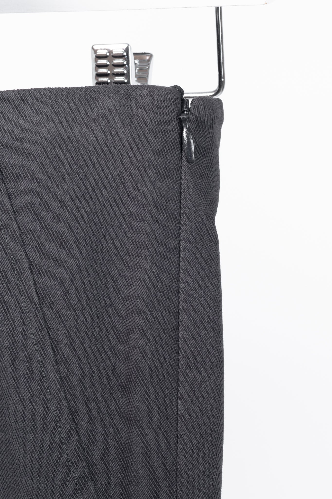 Brunello Cucinelli AW/15 Dark Grey Cotton-Twill Leggings