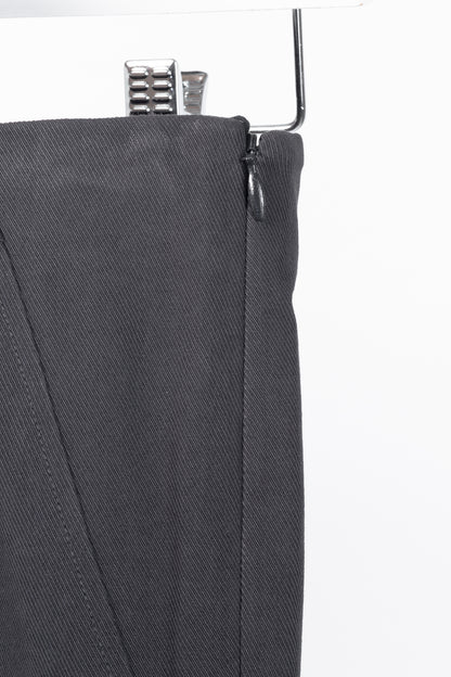 Brunello Cucinelli AW/15 Dark Grey Cotton-Twill Leggings