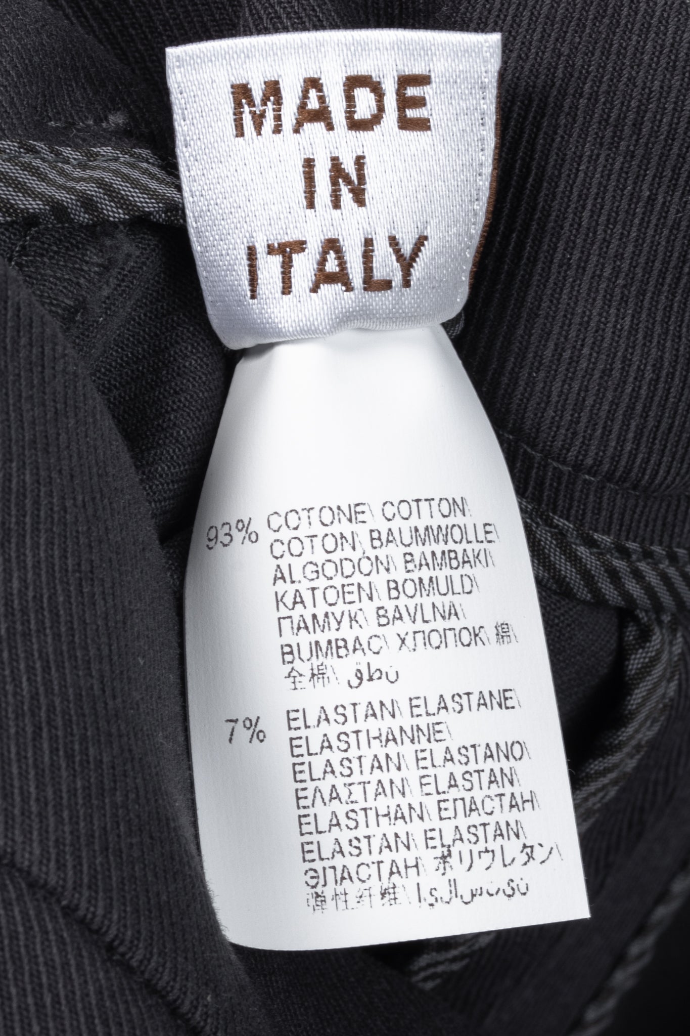Brunello Cucinelli AW/15 Dark Grey Cotton-Twill Leggings