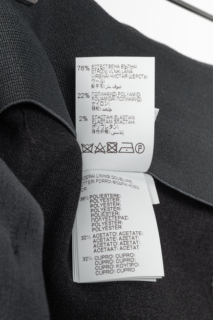 Brunello Cucinelli SS/21 Grey Wool-Blend Monili-Bead Trousers