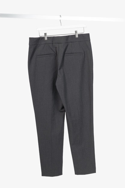 Brunello Cucinelli SS/21 Grey Wool-Blend Monili-Bead Trousers