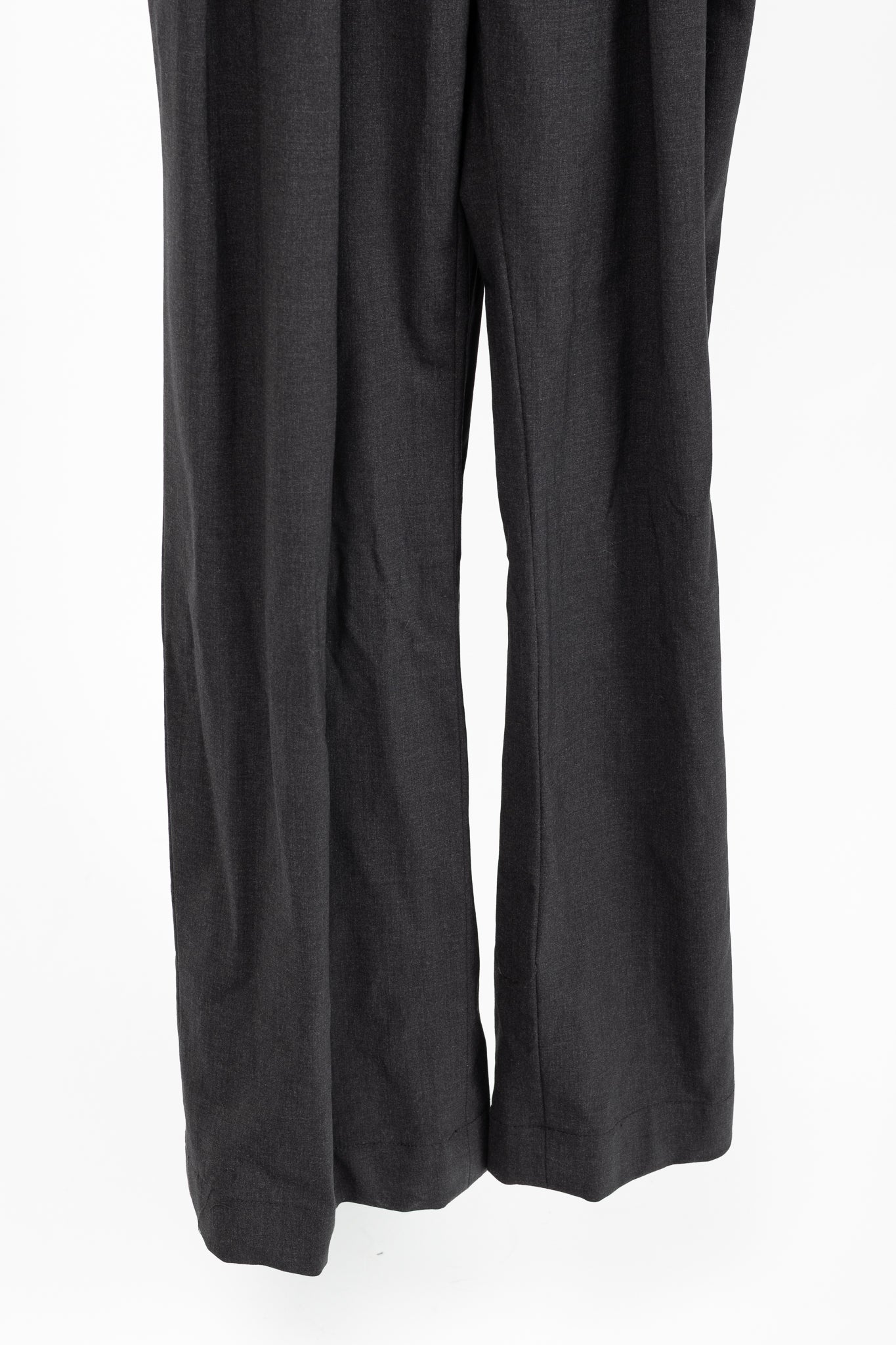 Brunello Cucinelli Grey Stretch-Wool Satin-Lapel Jumpsuit