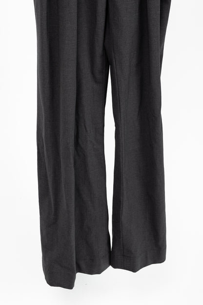 Brunello Cucinelli Grey Stretch-Wool Satin-Lapel Jumpsuit