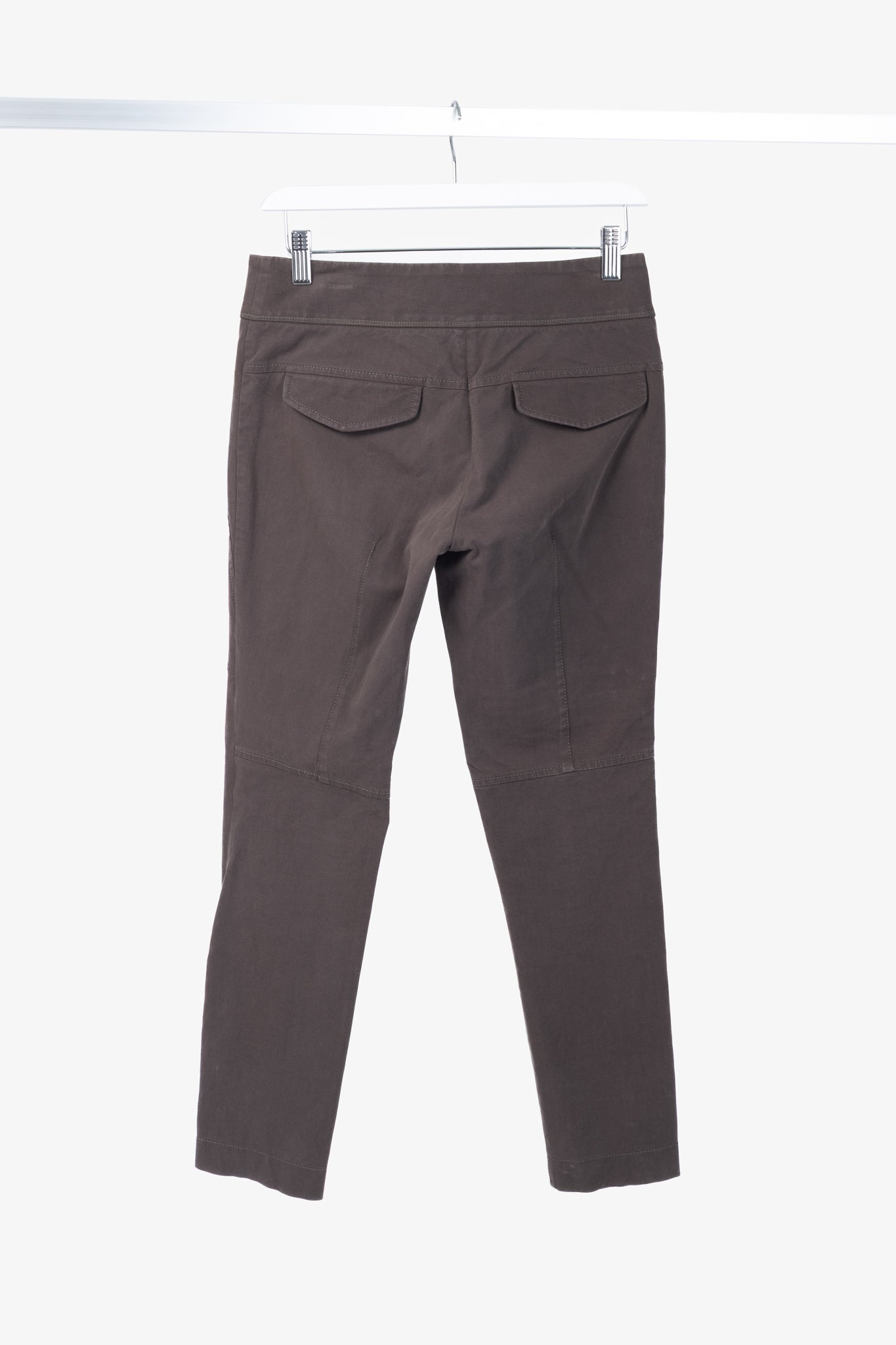 Brunello Cucinelli Brown Cotton-Twill Equestrian Trousers