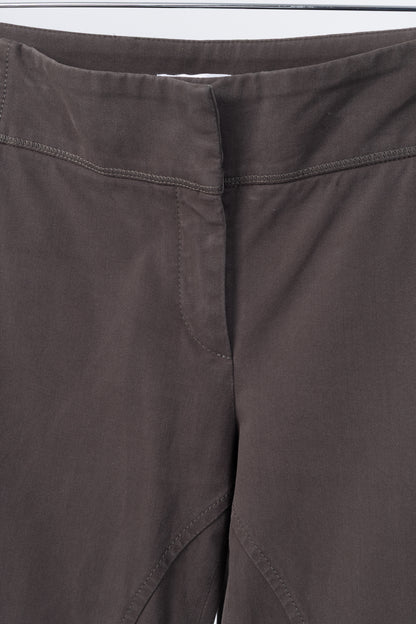 Brunello Cucinelli Brown Cotton-Twill Equestrian Trousers