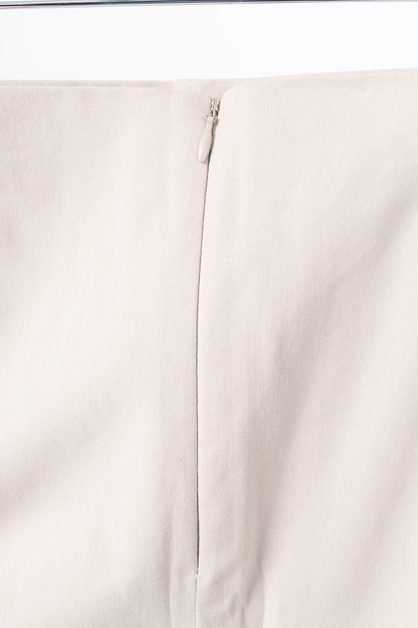 Brunello Cucinelli Beige Cotton Pencil Skirt