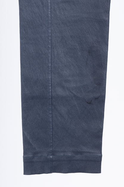 Brunello Cucinelli AW/15 Navy Stretch-Nappa Leather Leggings