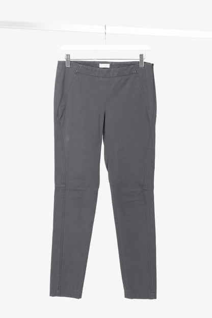 Brunello Cucinelli AW/14 Grey Cotton-Twill Leggings