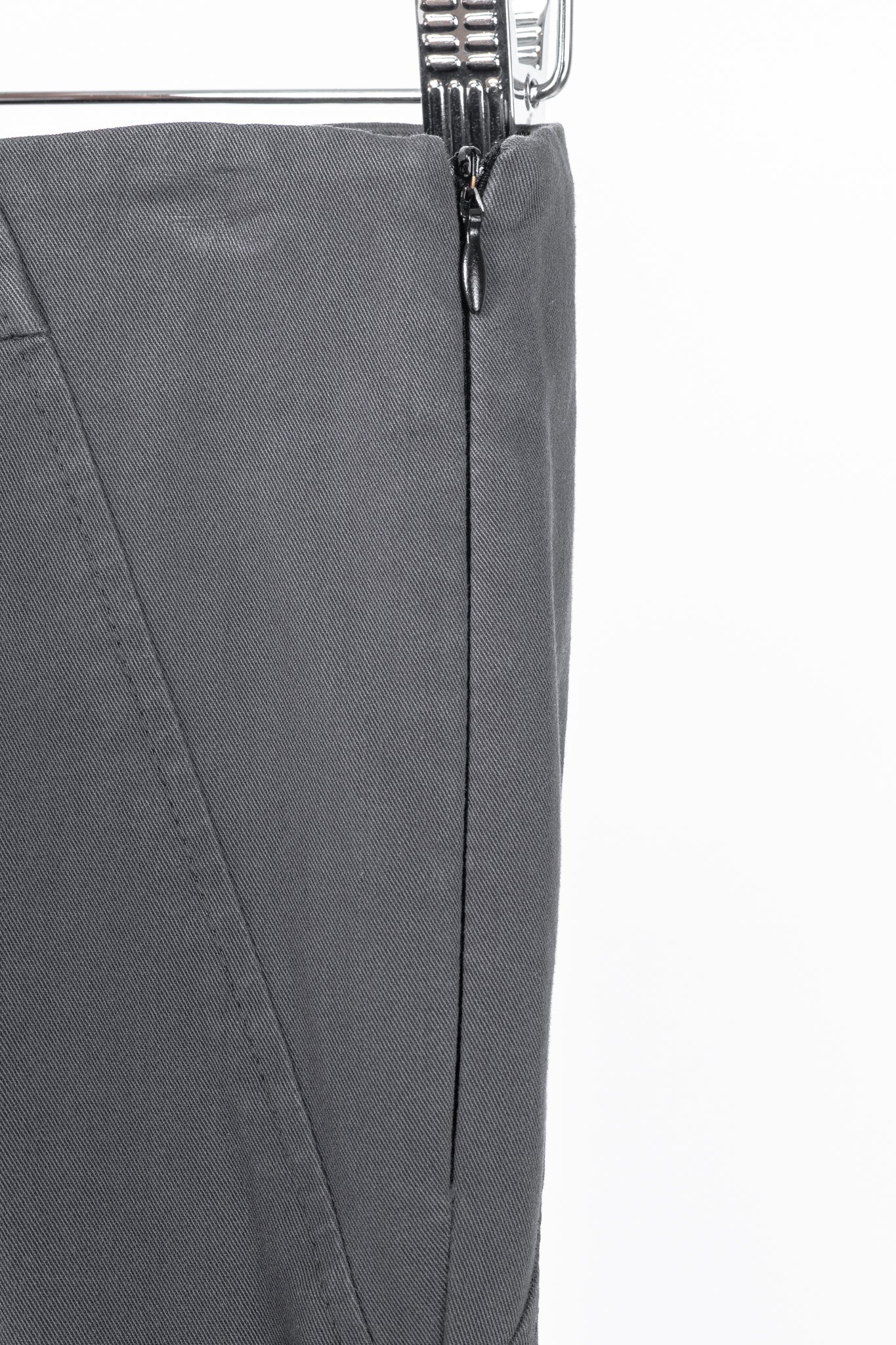 Brunello Cucinelli AW/14 Grey Cotton-Twill Leggings