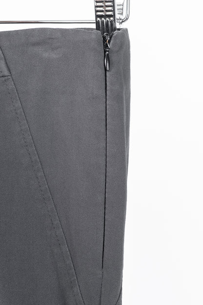 Brunello Cucinelli AW/14 Grey Cotton-Twill Leggings