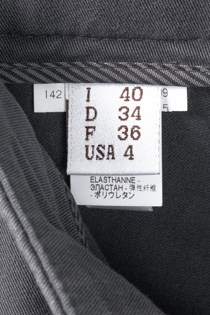 Brunello Cucinelli AW/14 Grey Cotton-Twill Leggings