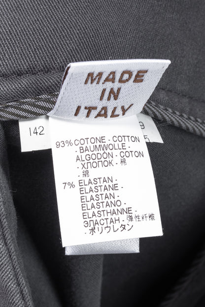 Brunello Cucinelli AW/14 Grey Cotton-Twill Leggings