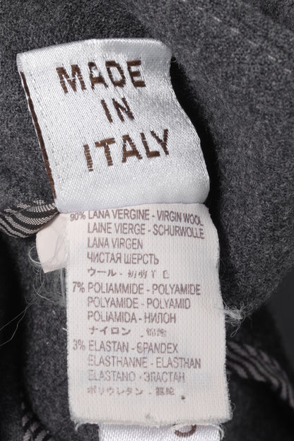 Brunello Cucinelli Grey Wool-Flannel Skinny Pants