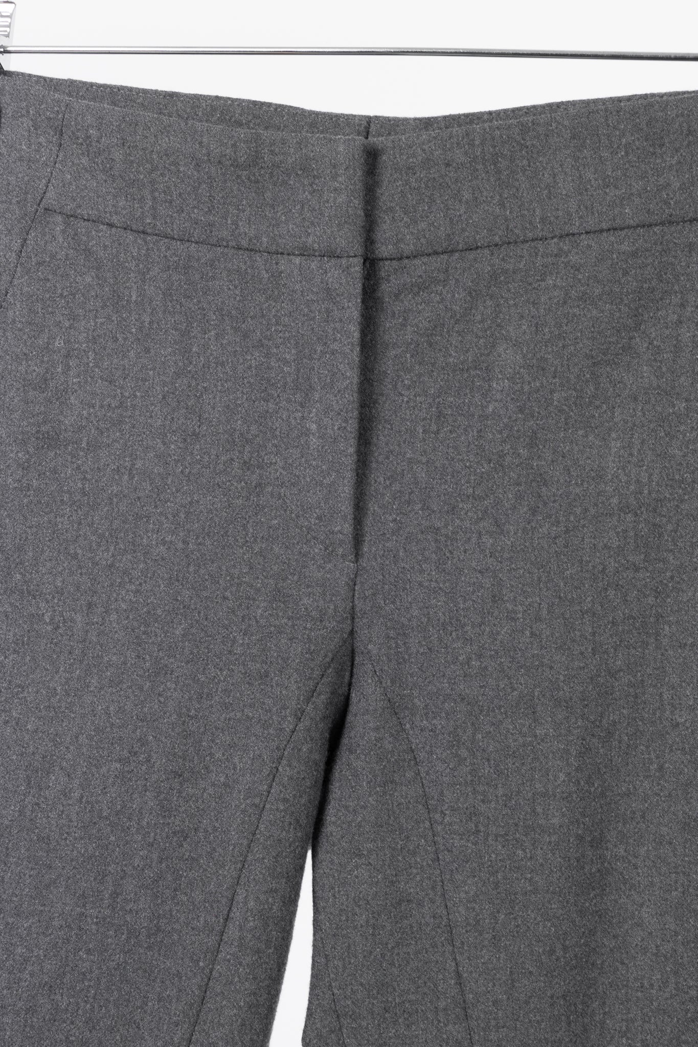 Brunello Cucinelli Grey Wool-Flannel Skinny Pants