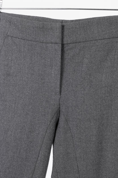 Brunello Cucinelli Grey Wool-Flannel Skinny Pants