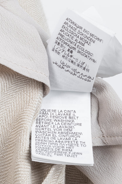 Brunello Cucinelli SS18 Oatmeal Cotton & Linen Monili-Trim Blazer
