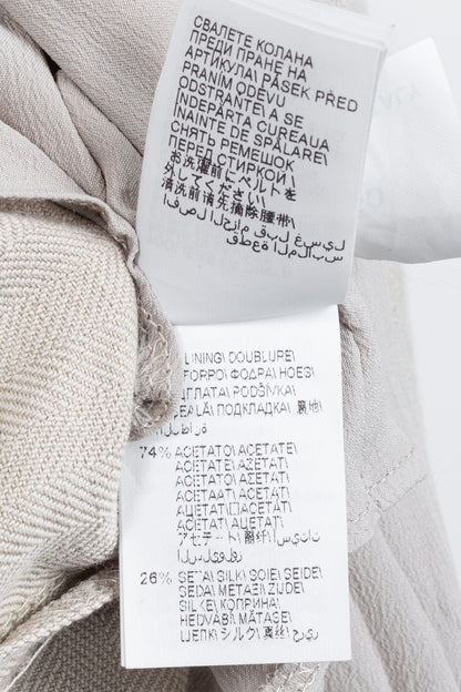 Brunello Cucinelli SS18 Oatmeal Cotton & Linen Monili-Trim Blazer