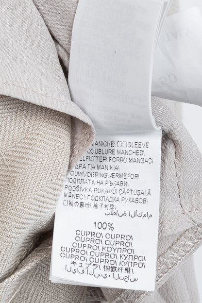 Brunello Cucinelli SS18 Oatmeal Cotton & Linen Monili-Trim Blazer