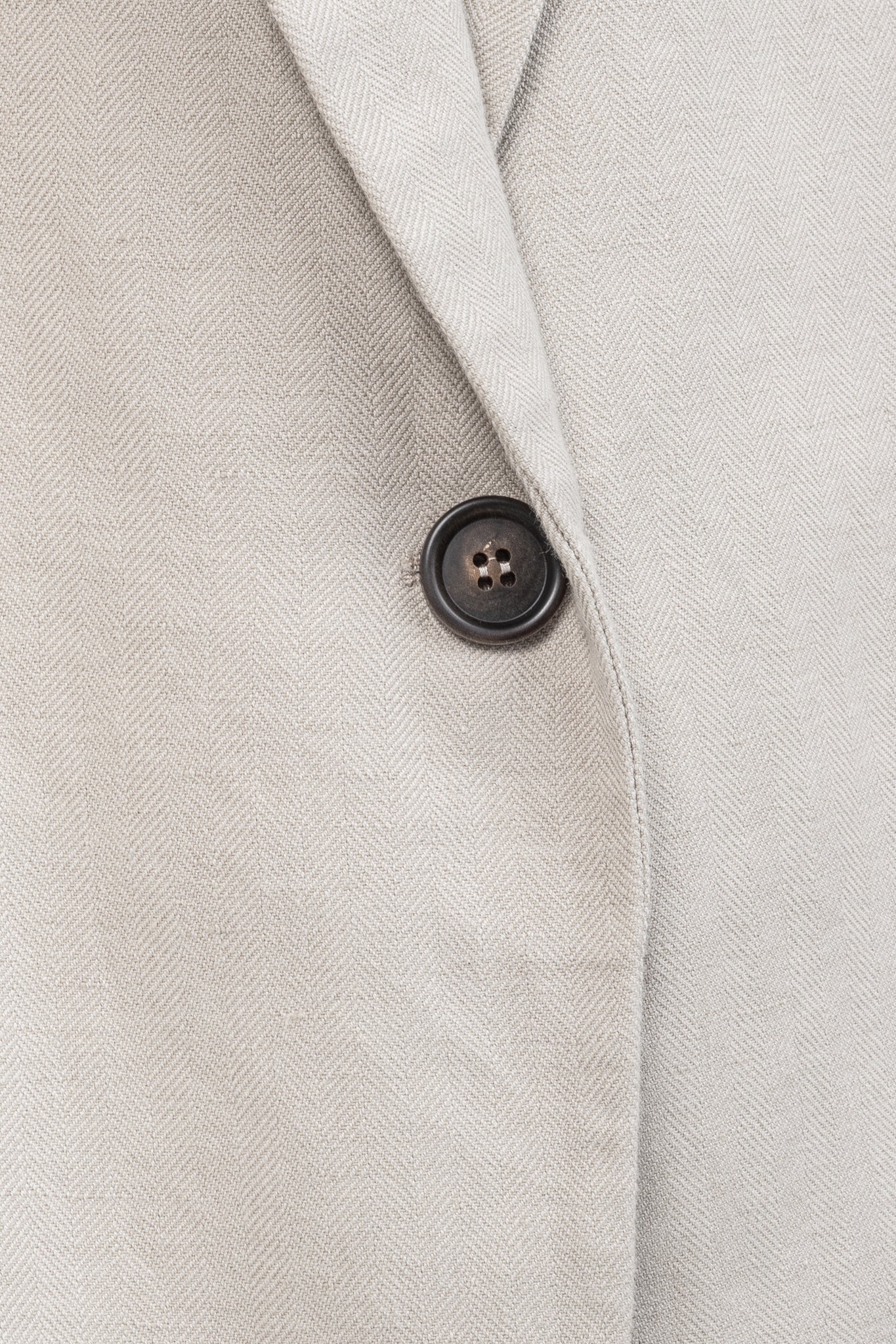 Brunello Cucinelli SS18 Oatmeal Cotton & Linen Monili-Trim Blazer