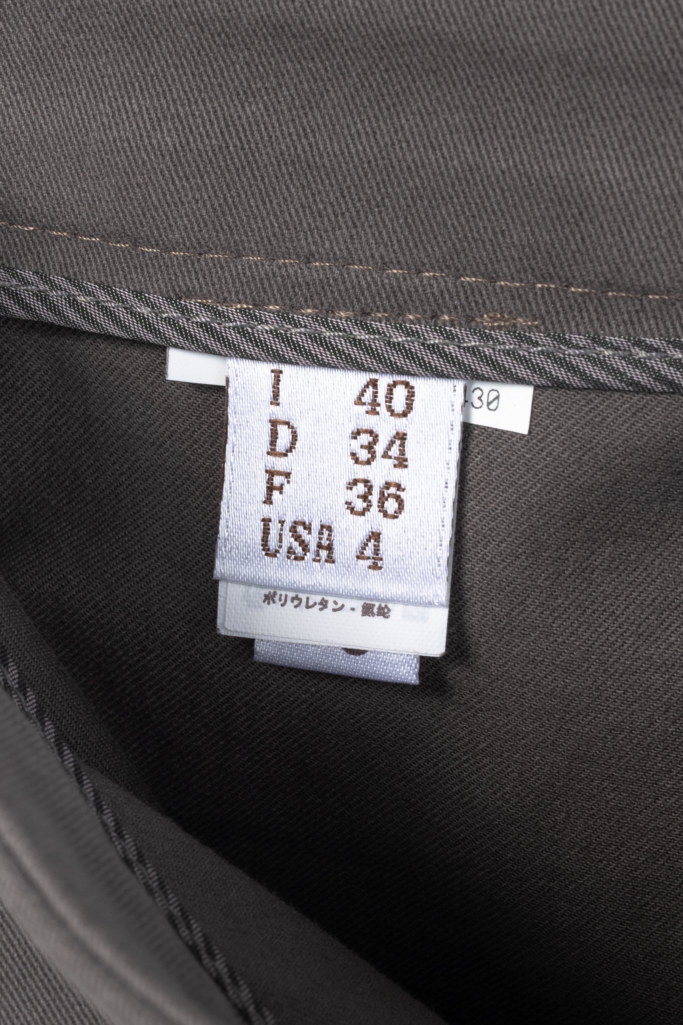 Brunello Cucinelli Taupe Grey Cotton-Twill Leggings