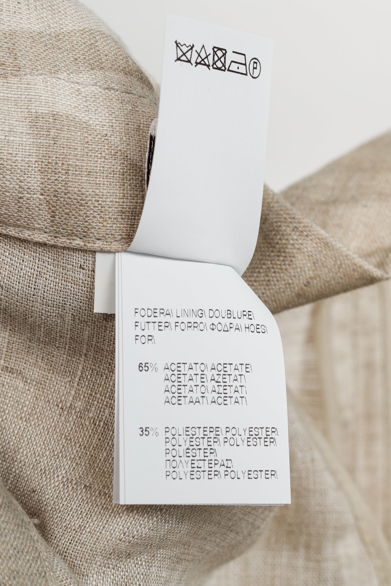Brunello Cucinelli SS/24 Natural Ramage Floral-Print Linen Slouchy Trousers
