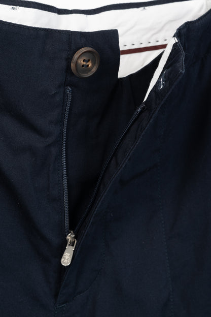 Brunello Cucinelli SS/17 Navy Cotton Poplin Cargo Pants