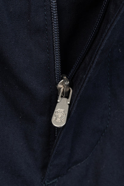 Brunello Cucinelli SS/17 Navy Cotton Poplin Cargo Pants