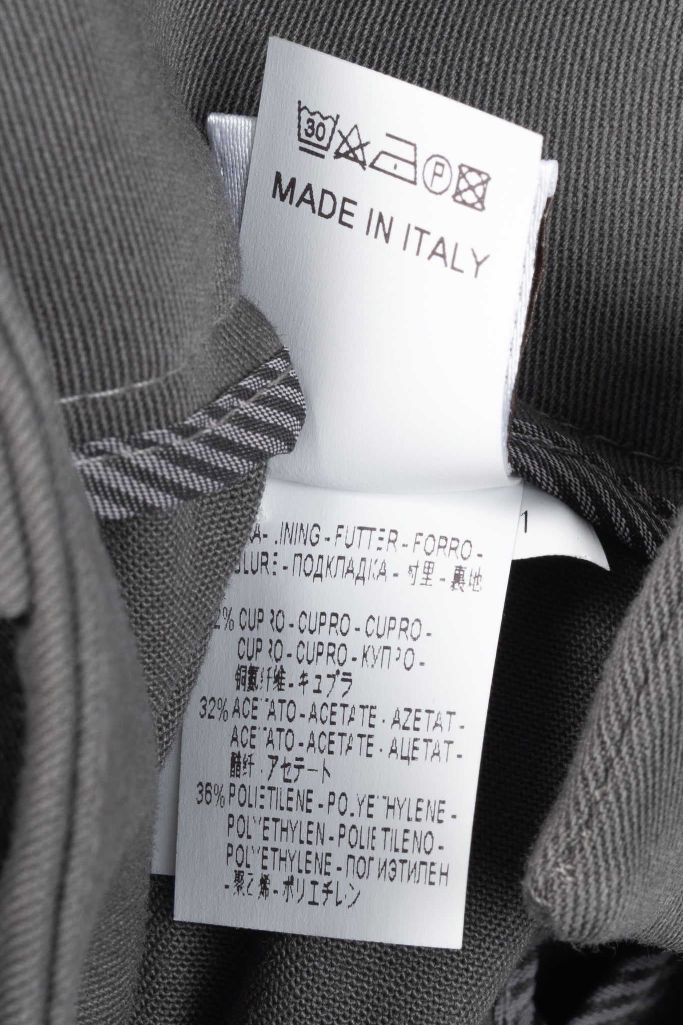 Brunello Cucinelli Grey Cotton-Twill Skinny Pants
