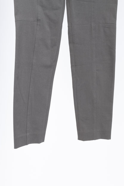 Brunello Cucinelli Grey Cotton-Twill Skinny Pants
