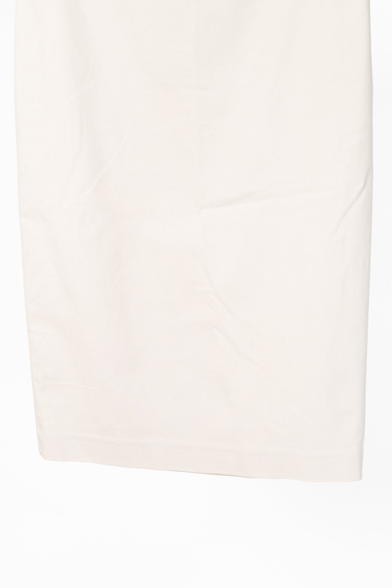 Brunello Cucinelli SS15 Nude Cotton Monili-Waist Pencil Skirt