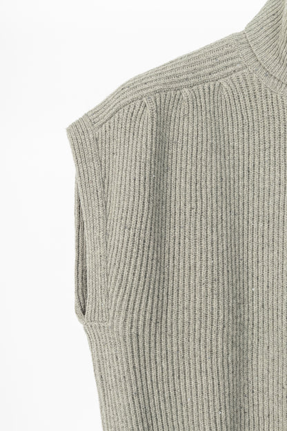 Brunello Cucinelli AW22 Grey Cashmere-Blend Sequin Turtleneck Sweater