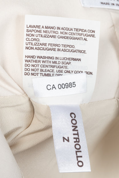 Brunello Cucinelli Ivory Pleated-Waist Cotton Pencil Skirt