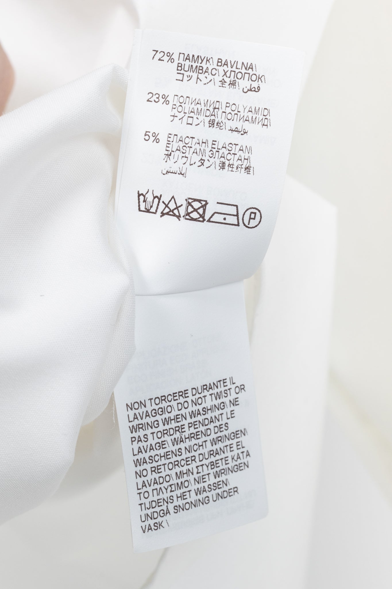 Brunello Cucinelli SS/21 White Cotton Monili-Tab Buttoned Shirt