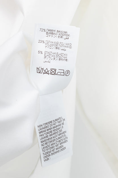 Brunello Cucinelli SS/21 White Cotton Monili-Tab Buttoned Shirt