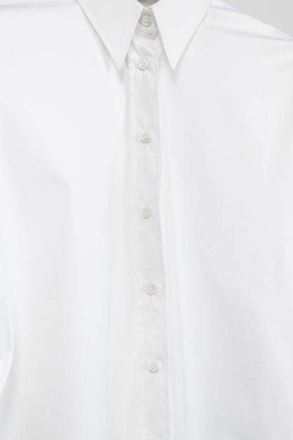 Brunello Cucinelli SS/21 White Cotton Monili-Tab Buttoned Shirt