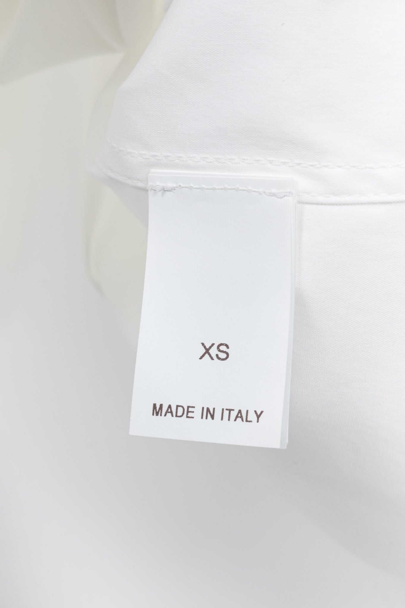 Brunello Cucinelli SS/21 White Cotton Monili-Tab Buttoned Shirt