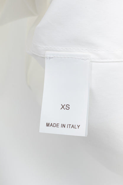 Brunello Cucinelli SS/21 White Cotton Monili-Tab Buttoned Shirt